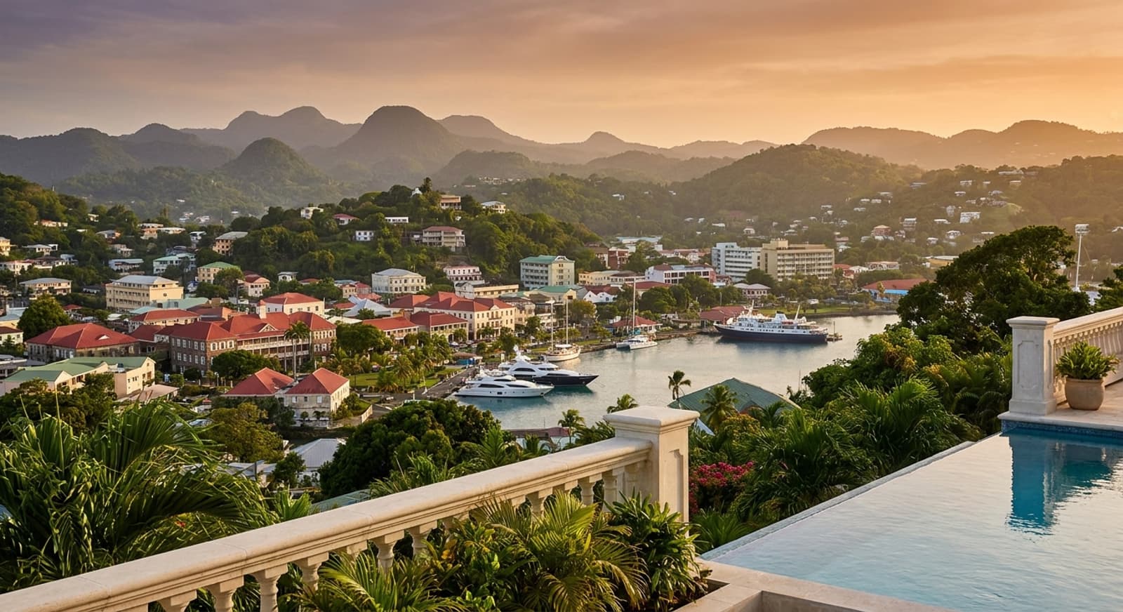 Jet privado a Castries