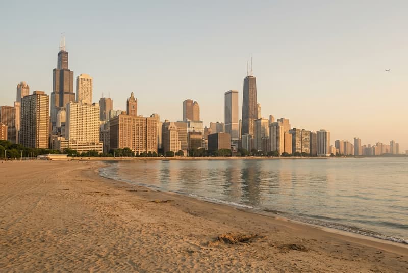 Privatjet nach Chicago