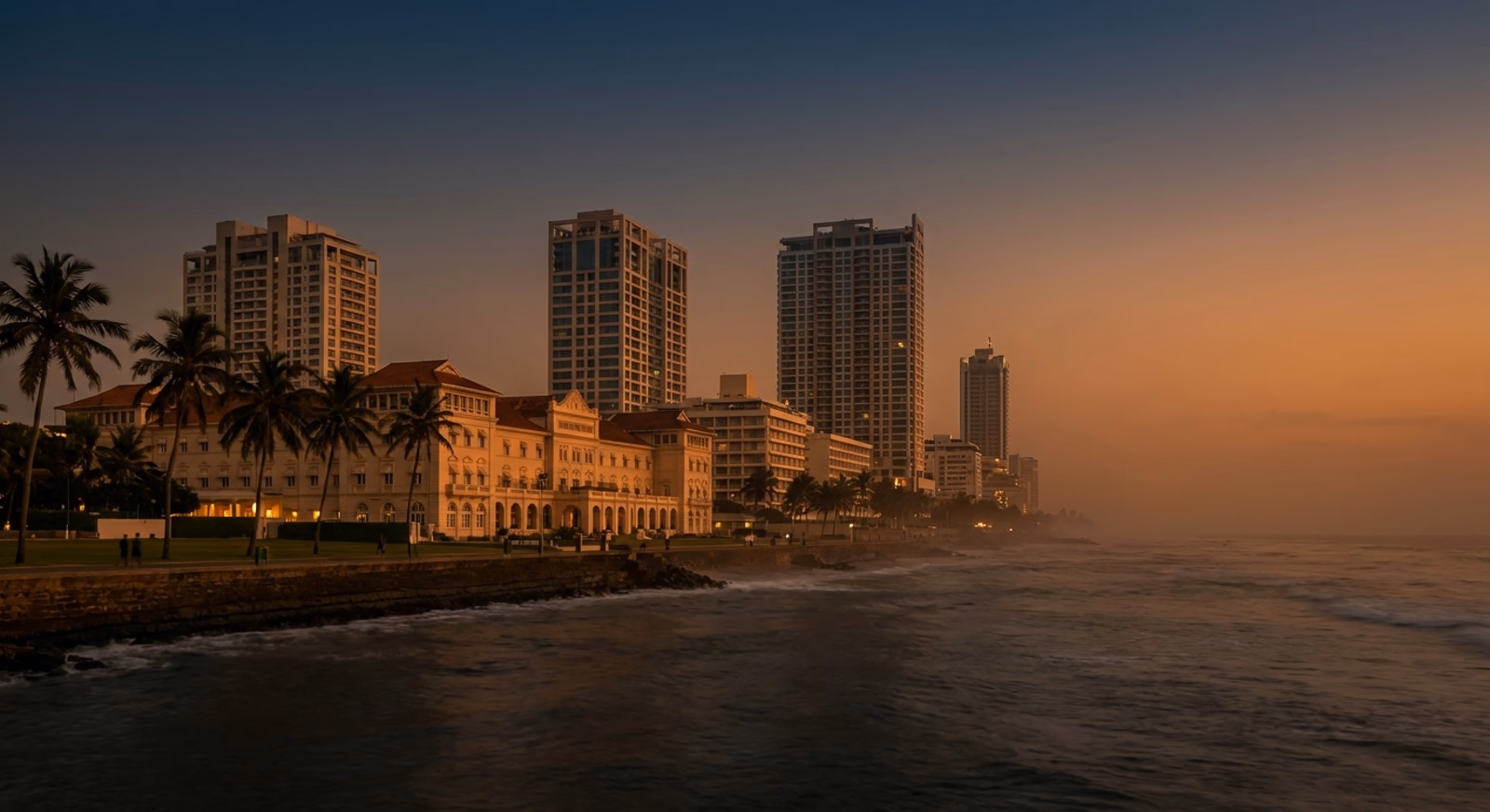 Privatjet nach Colombo