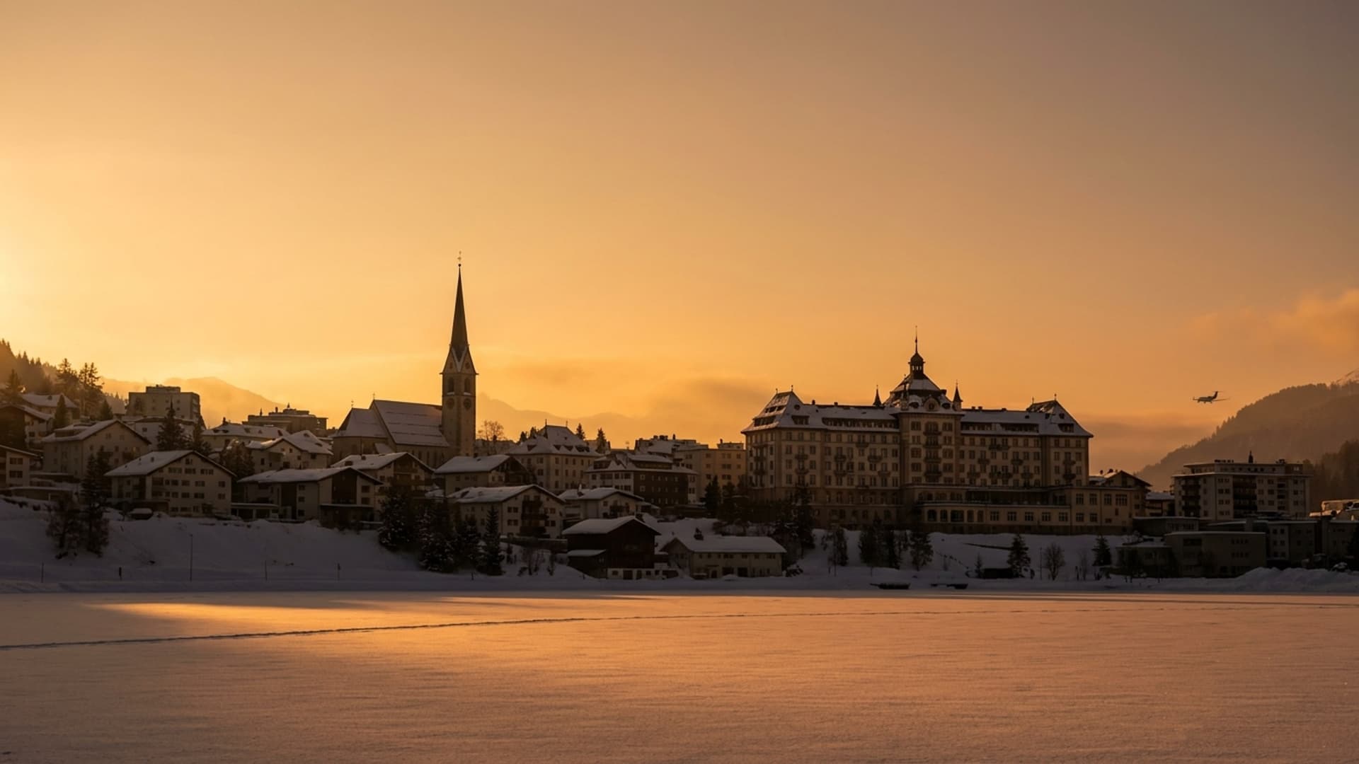 Davos private jet aviation hub