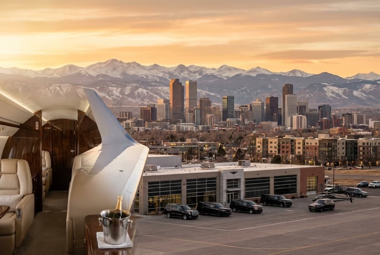 Hub d'aviation privée de Denver