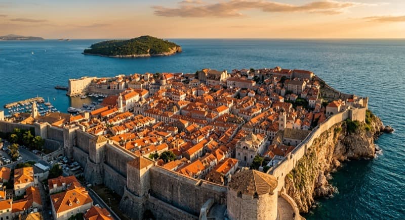 Private jet charter to Dubrovnik — fly from Vienne