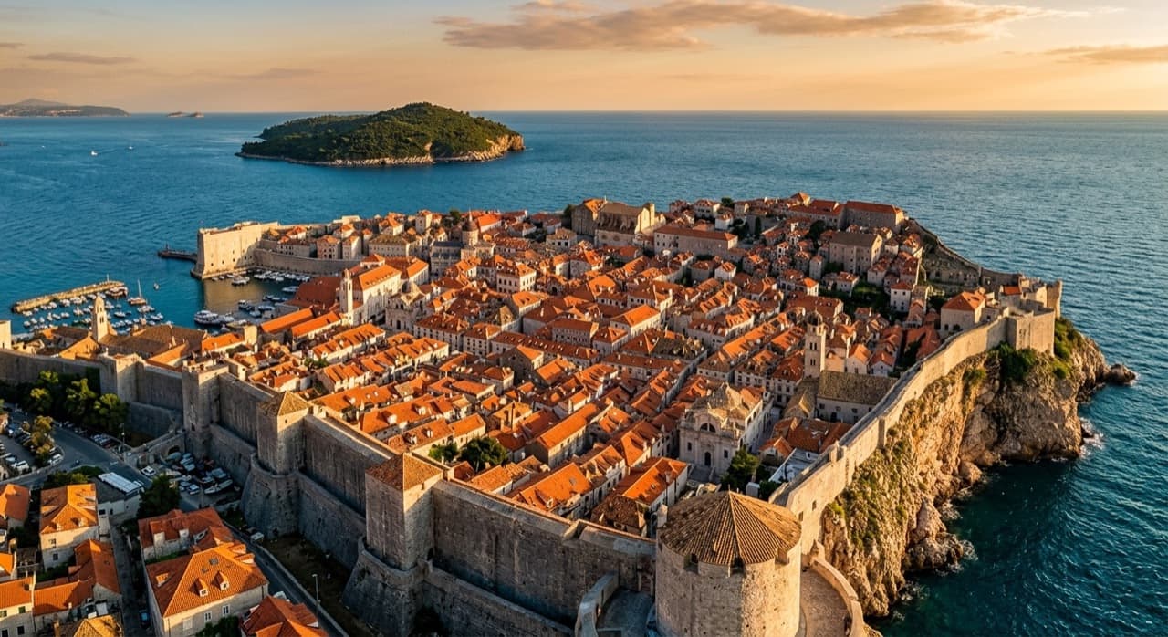 Private jet charter to Dubrovnik