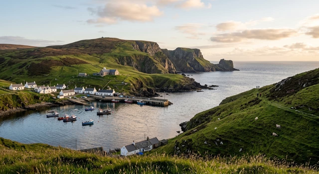 Private jet charter to Fair Isle