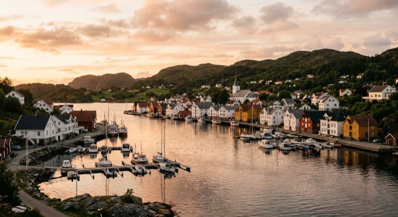 Charter jet privato da Farsund