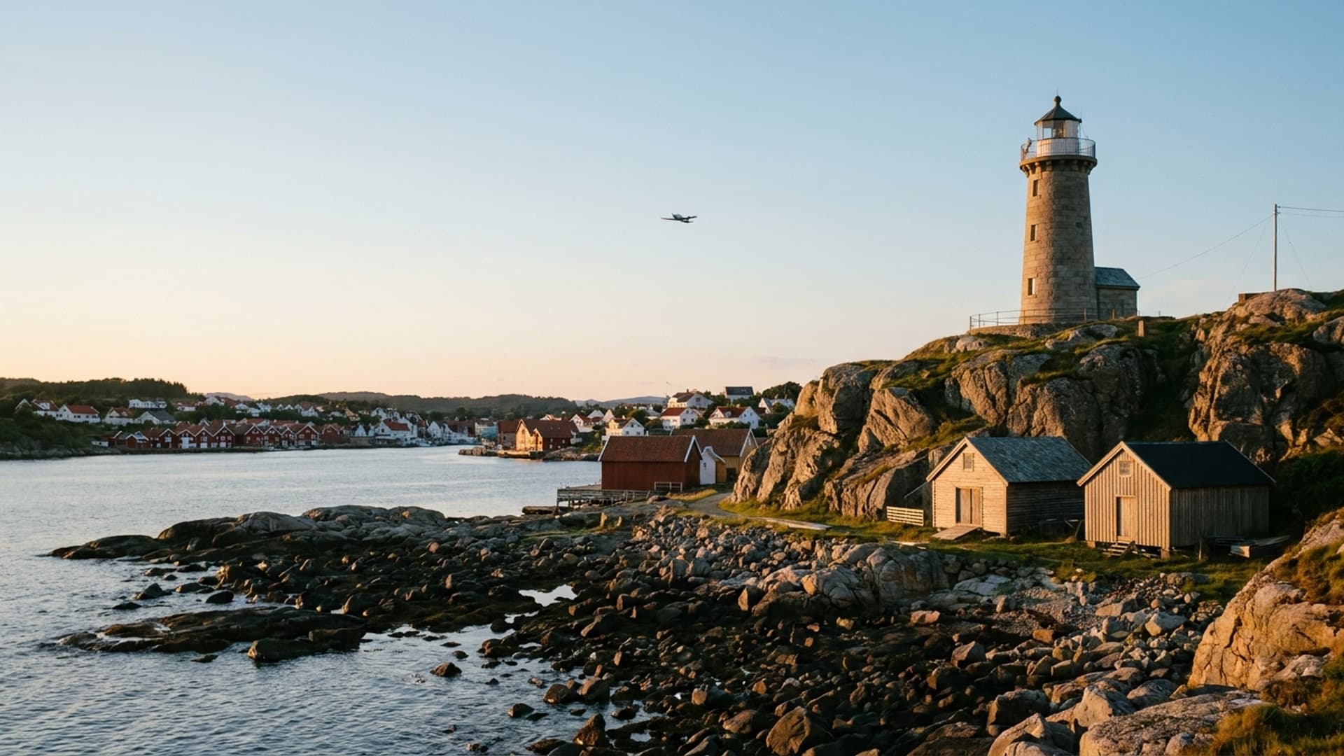 Privatjet in Farsund–Lista