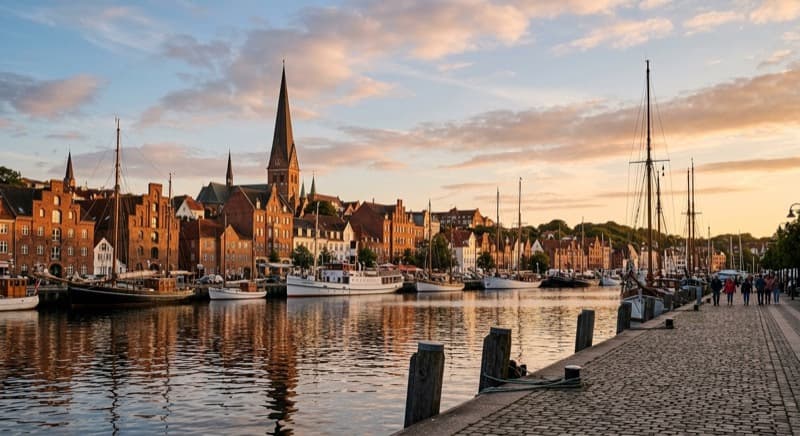 Privatjet auf dem Vorfeld in Flensburg