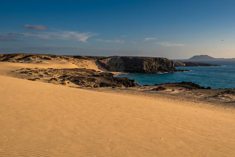 Private jet on tarmac at Fuerteventura