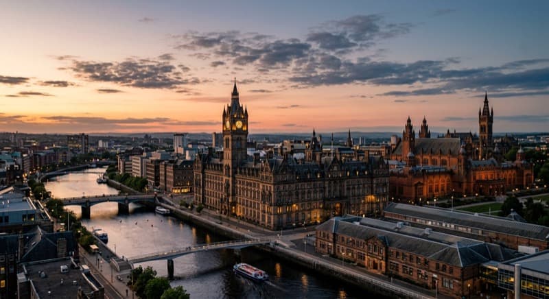 Private jet charter from Glasgow