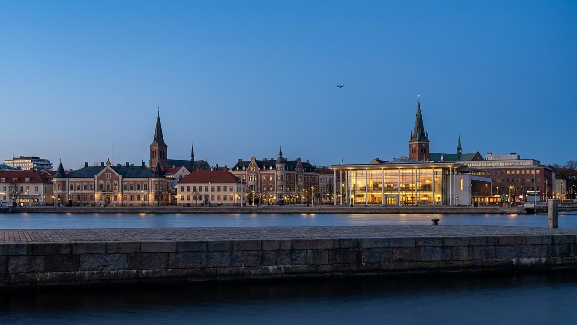 Privatjet in Halmstad