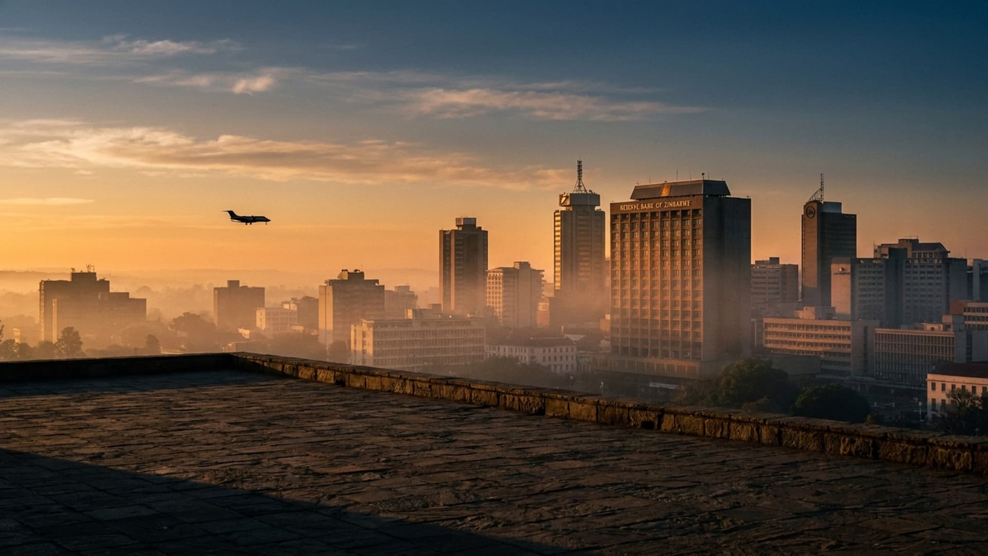 Privatjet in Harare–Robert Gabriel Mugabe