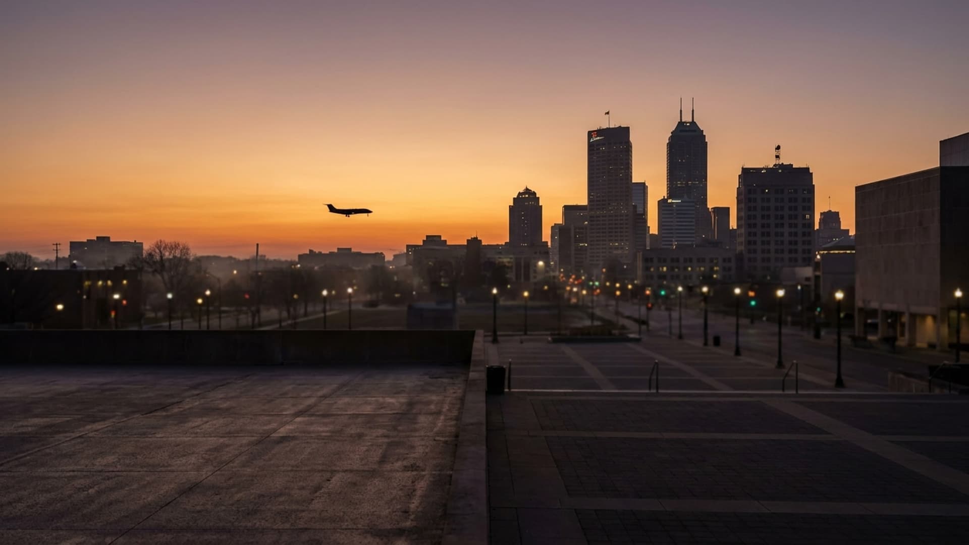 Privatjet in Indianapolis