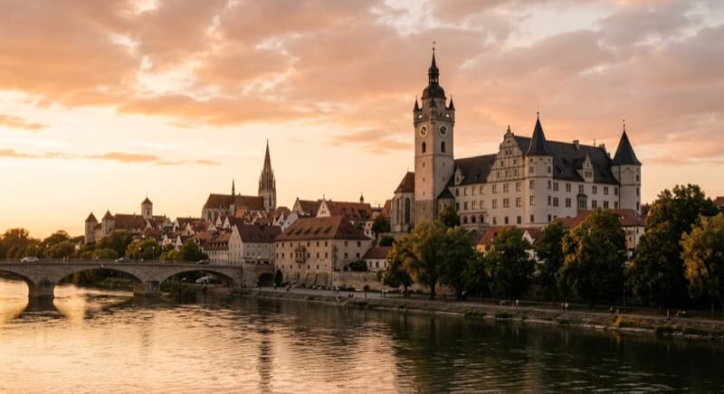 Privatjet auf dem Vorfeld in Ingolstadt