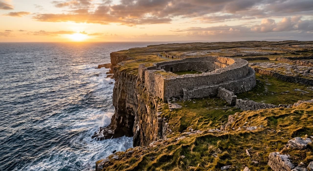 Privatjet in Inis Mor–Inishmore