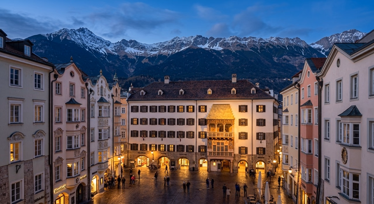 Private jet at Innsbruck