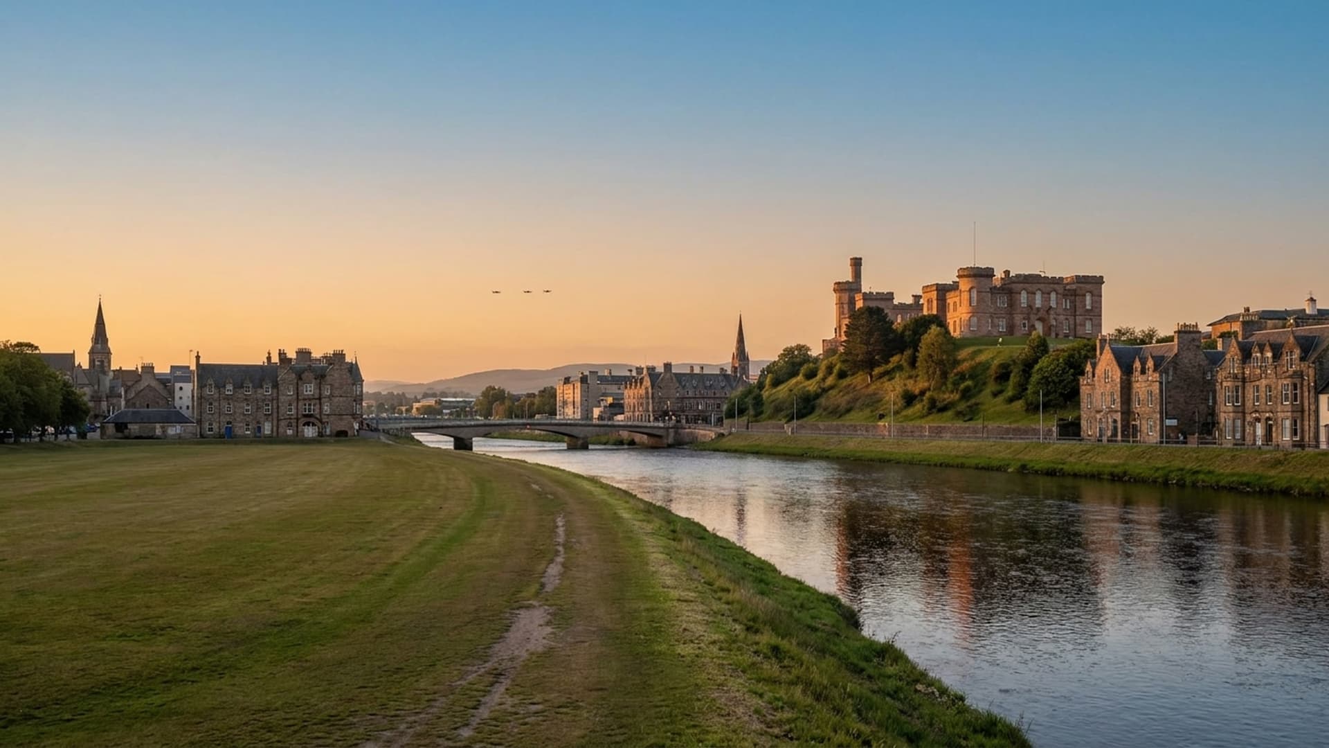 Privatjet in Inverness