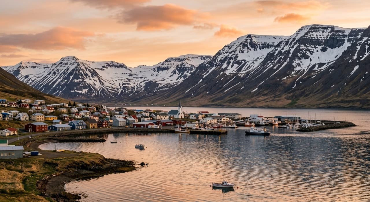 Private jet charter to Ísafjörður