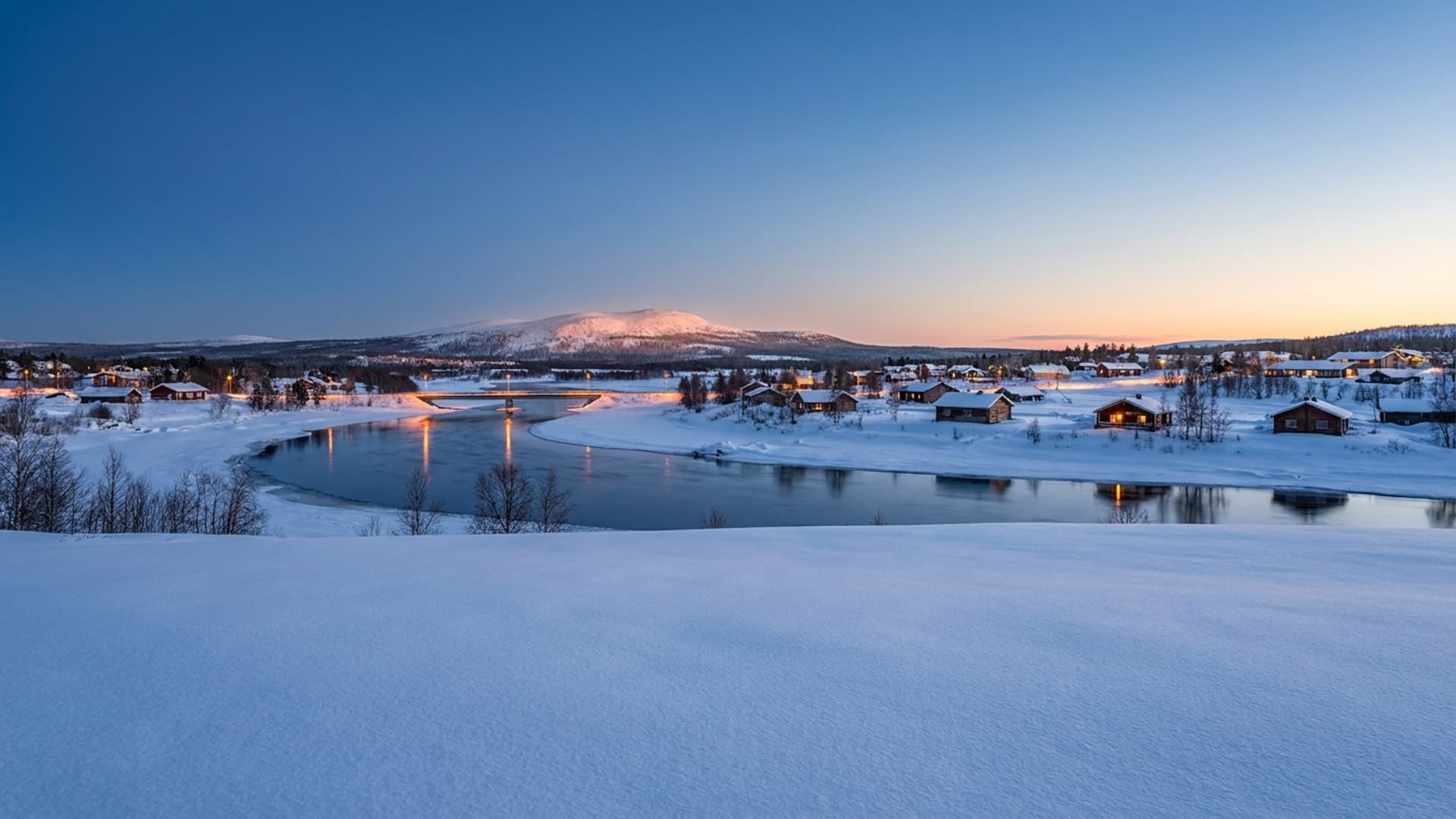 Privatjet in Ivalo