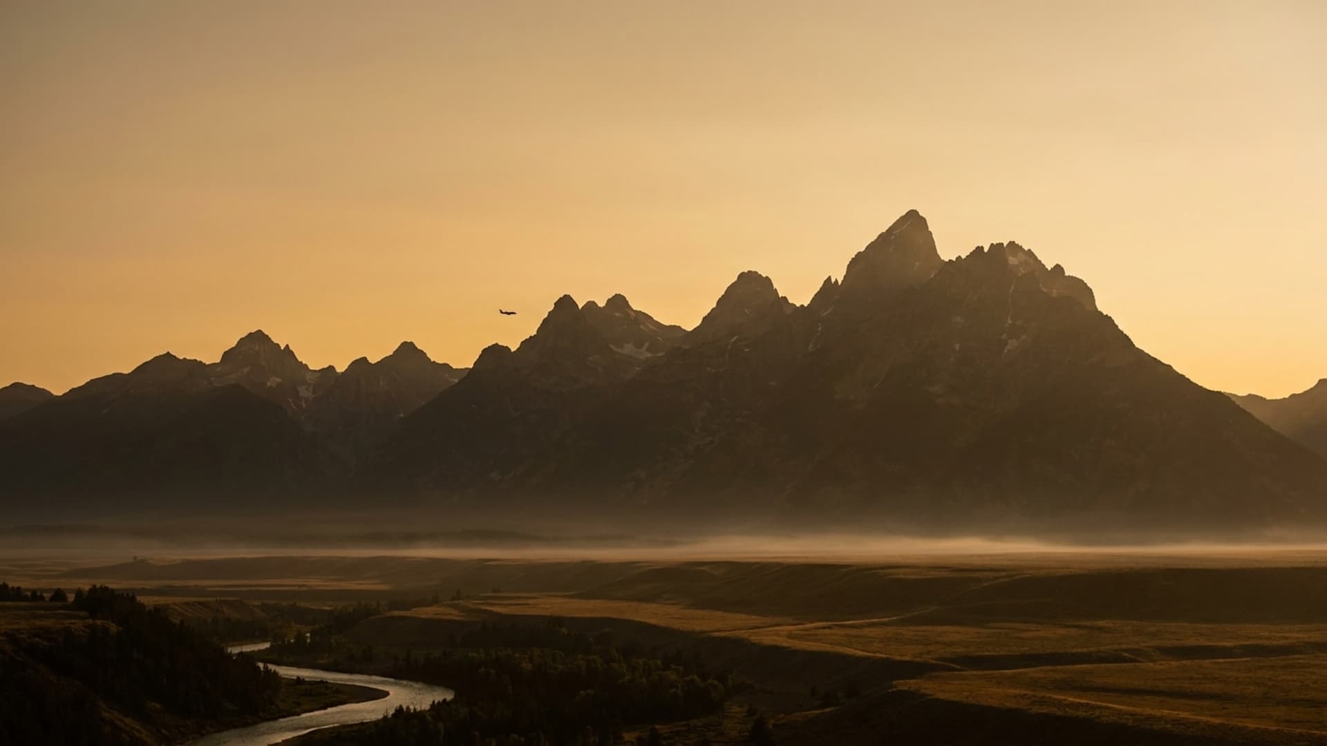 Privatjet in Jackson Hole