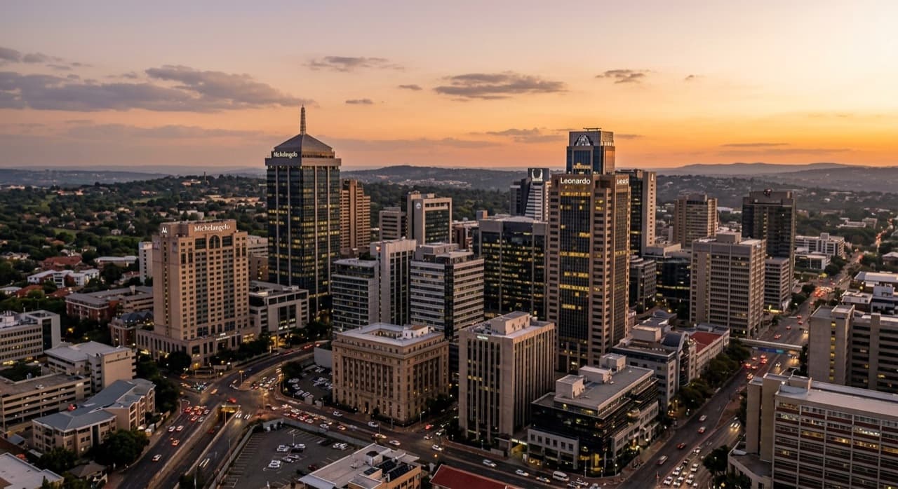 Charter jet privé Johannesburg vers Le Cap