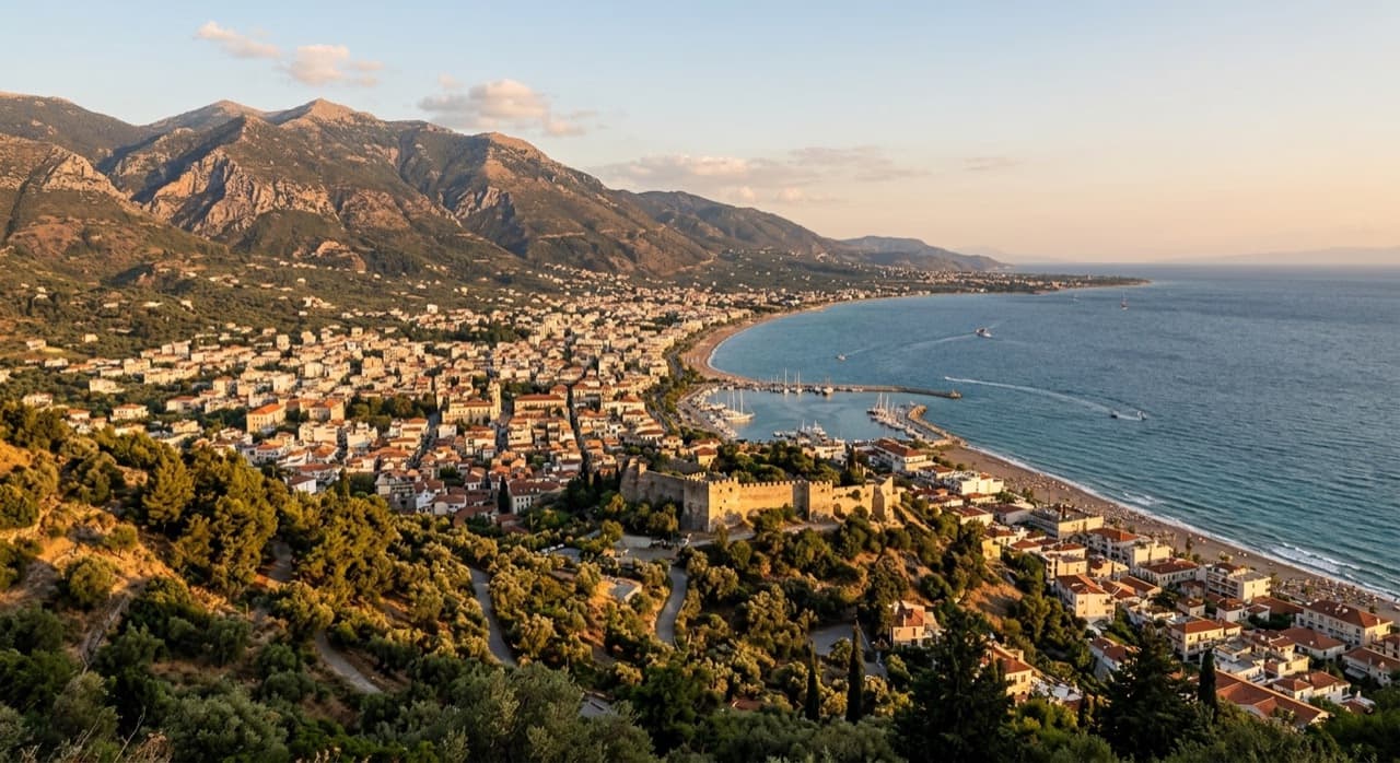 Private jet charter to Kalamata