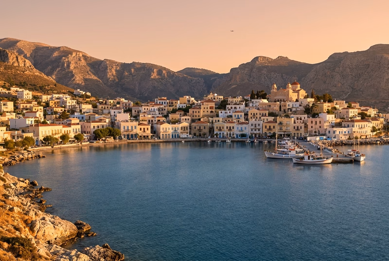 Jet privé sur le tarmac à Kalymnos
