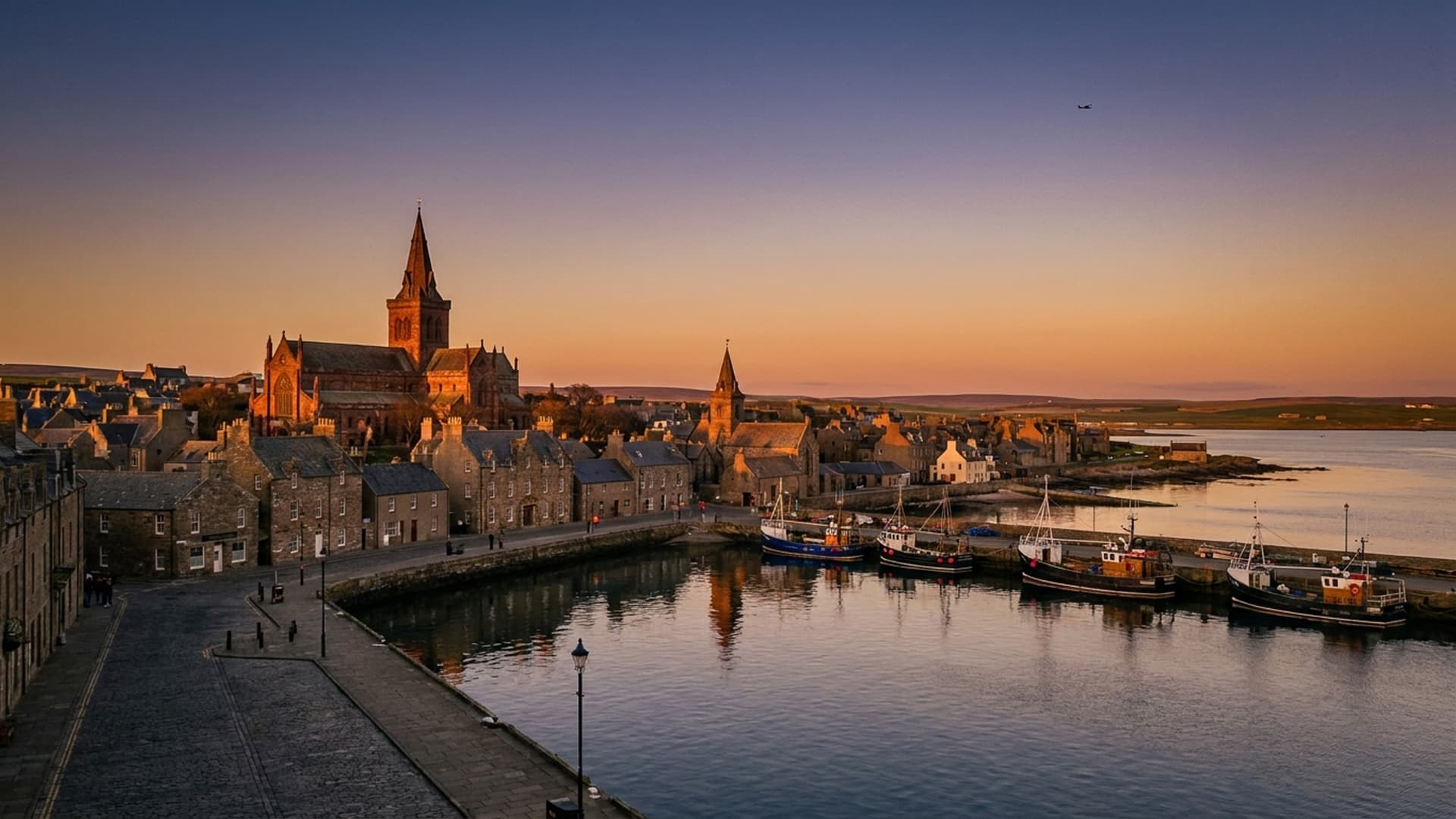 Privatjet in Kirkwall