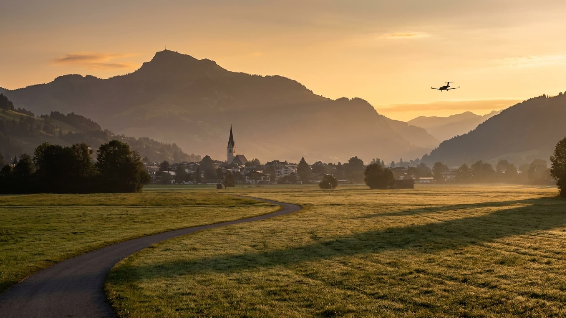 Kitzbühel private jet aviation hub