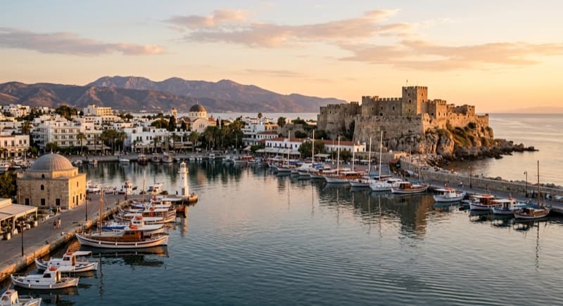 Private jet charter from Kos