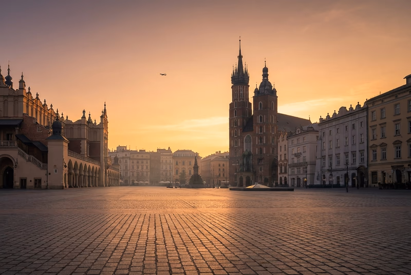 Jet privé vers Cracovie