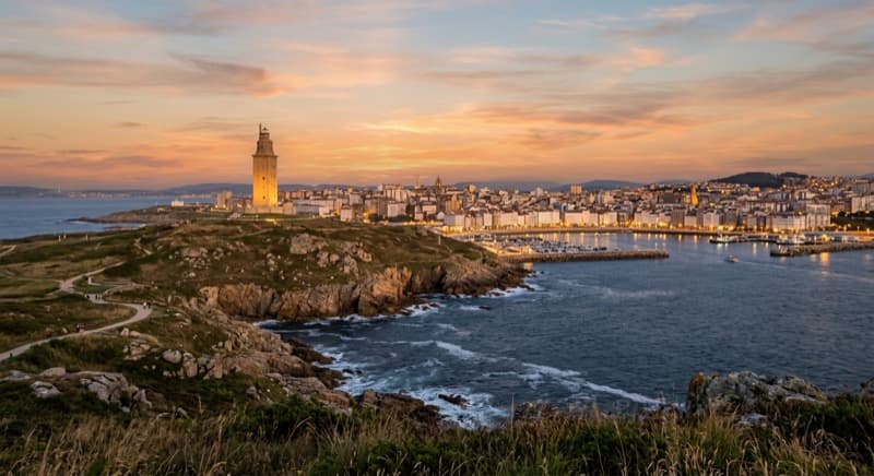 Privatjet-Charter nach La Coruna