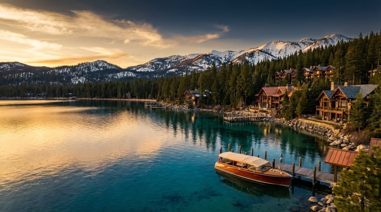 Privatjet in Lake Tahoe