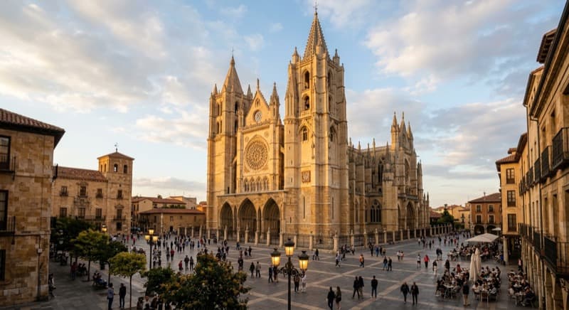 Private jet charter from Leon