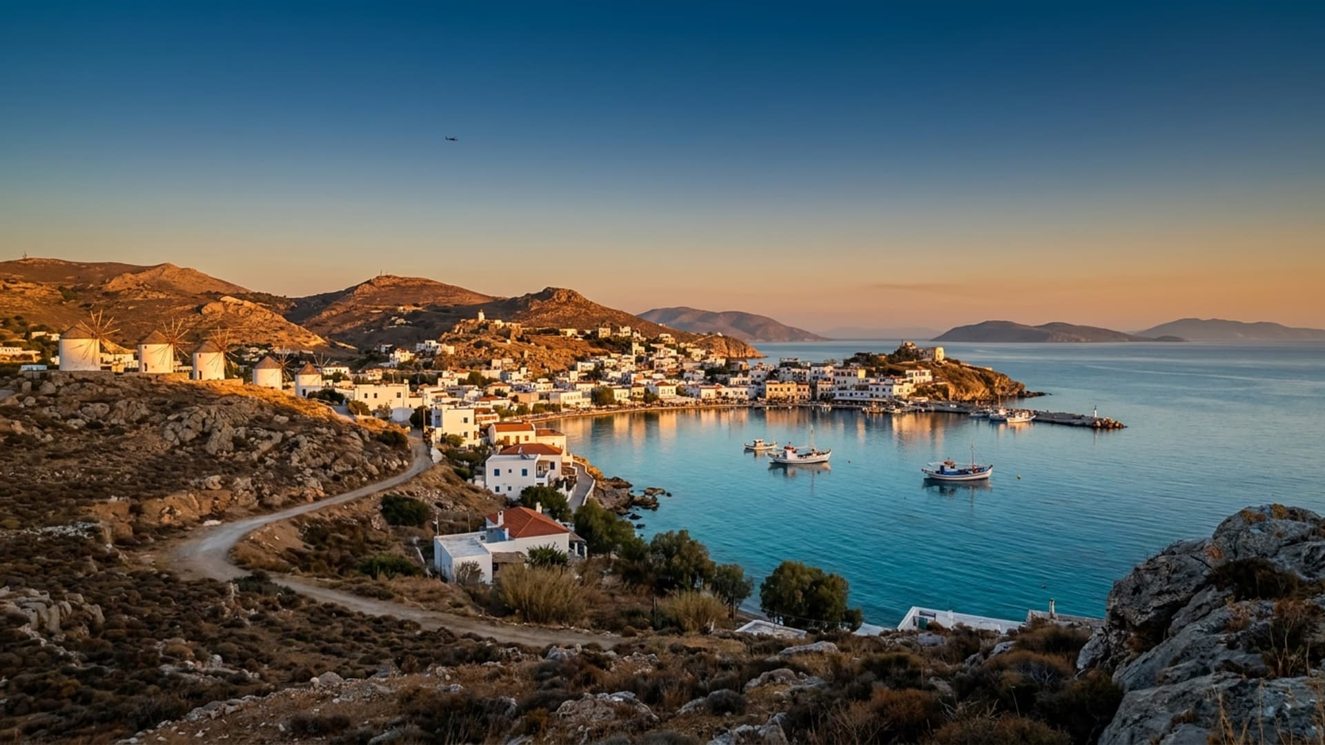 Privatjet in Leros