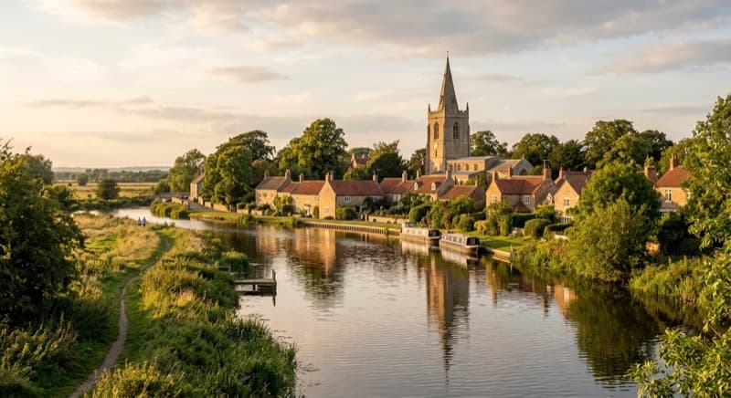 Privatjet auf dem Vorfeld in Linton-on-ouse