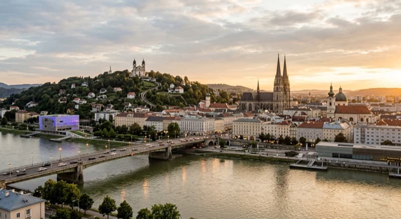 Private jet charter from Linz