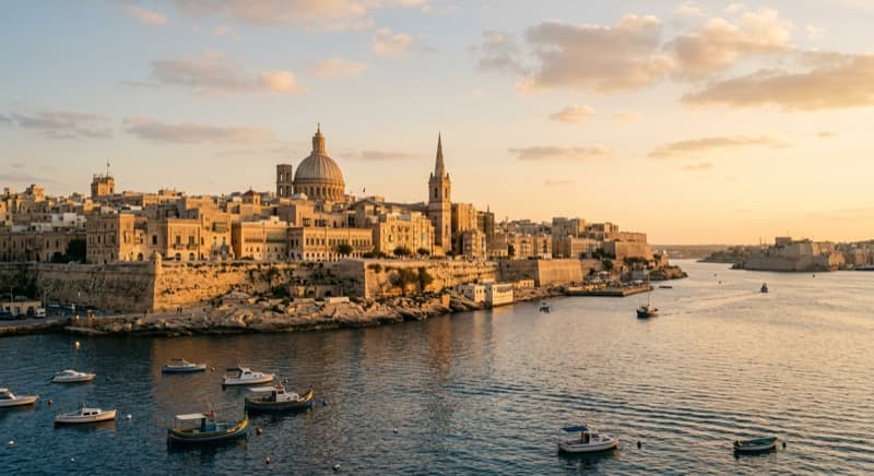 Private jet charter to Malta — fly from Milan