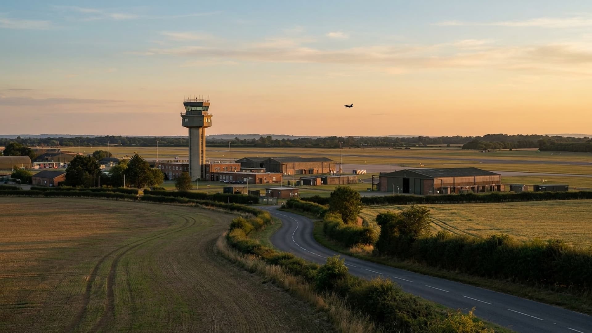 Privatjet in RAF Marham