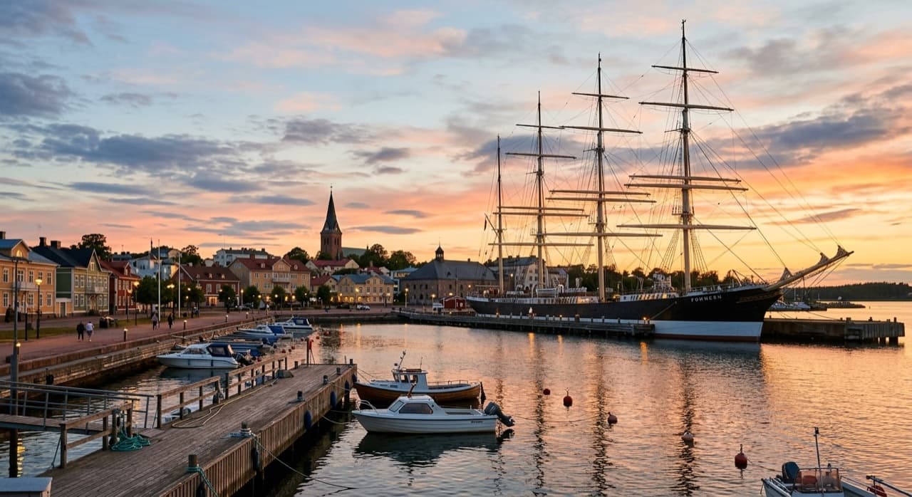 Private jet charter to Mariehamn