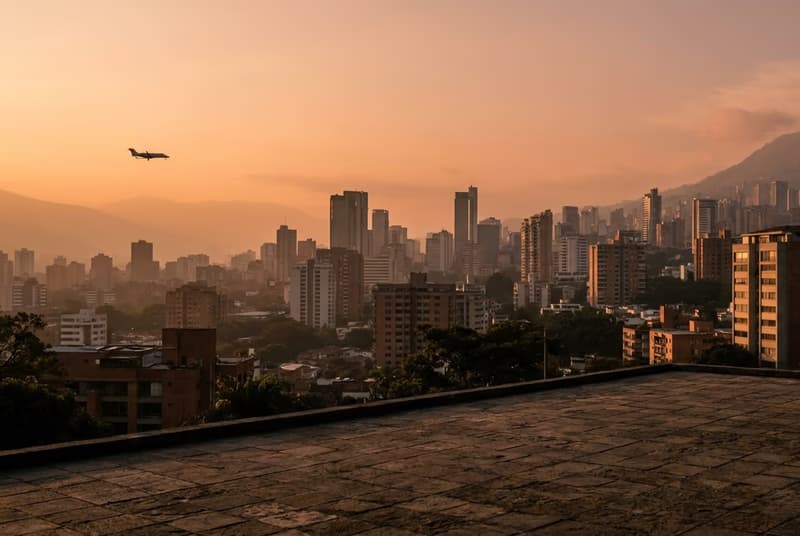 Private jet charter to Medellín — fly from Bogotá
