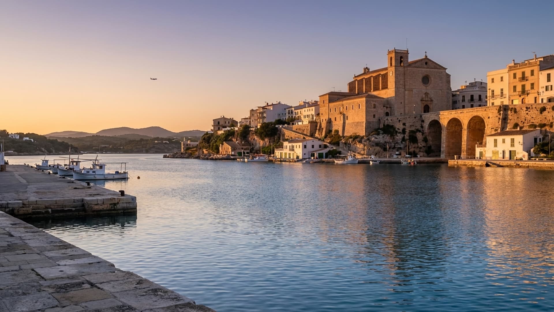 Privatjet in Menorca