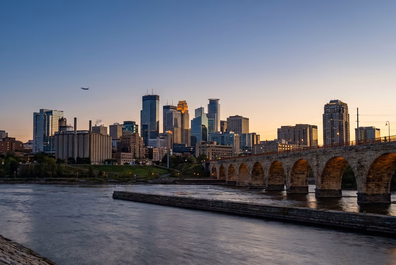 Private jet to Minneapolis