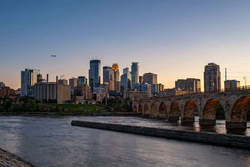 Privatjet nach Minneapolis