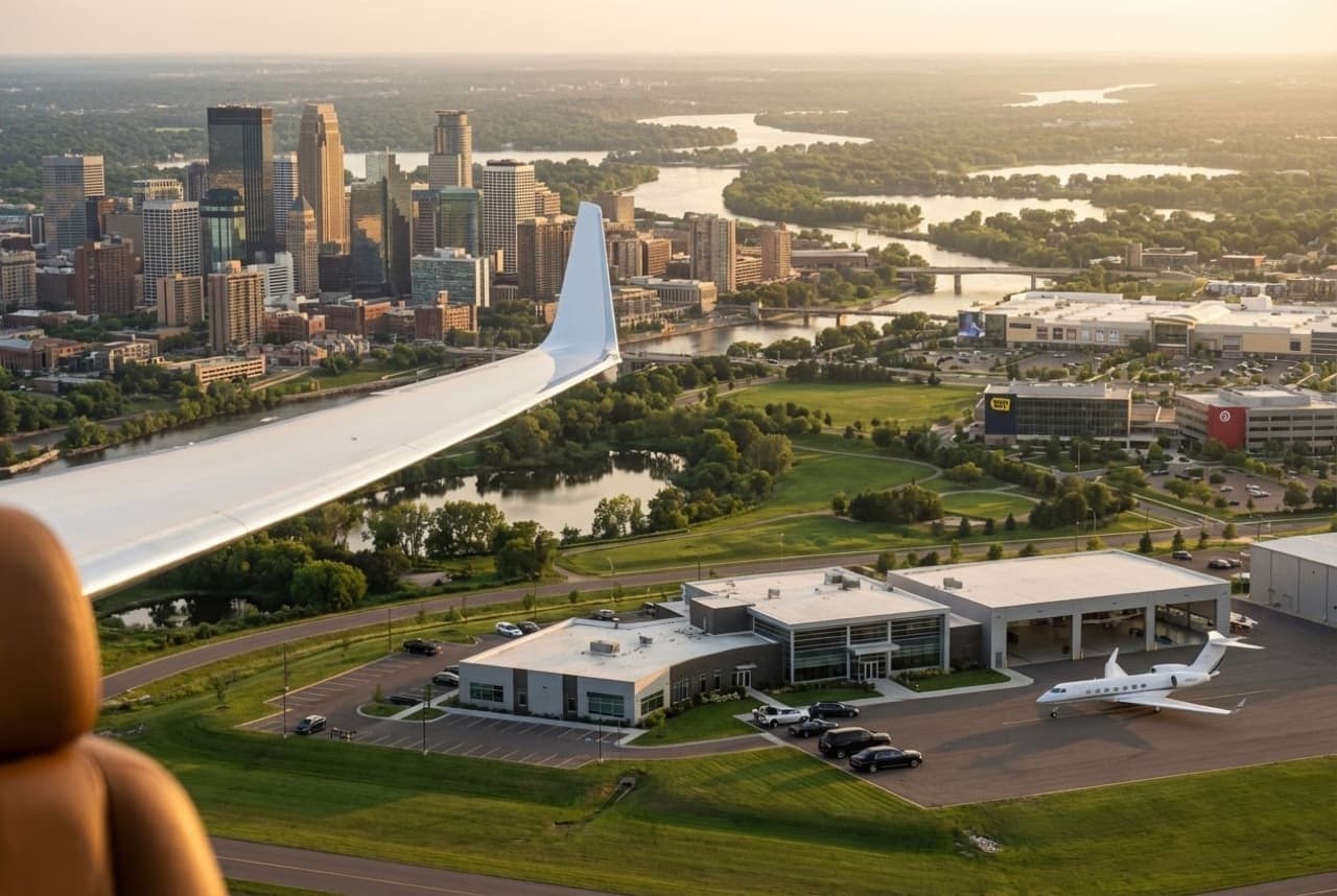 Private jet charter to Minneapolis-Saint Paul International Airport