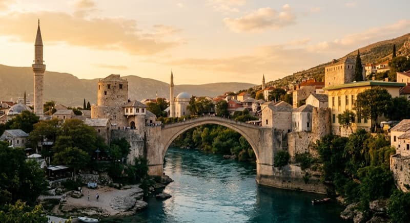 Jet privé vers Mostar