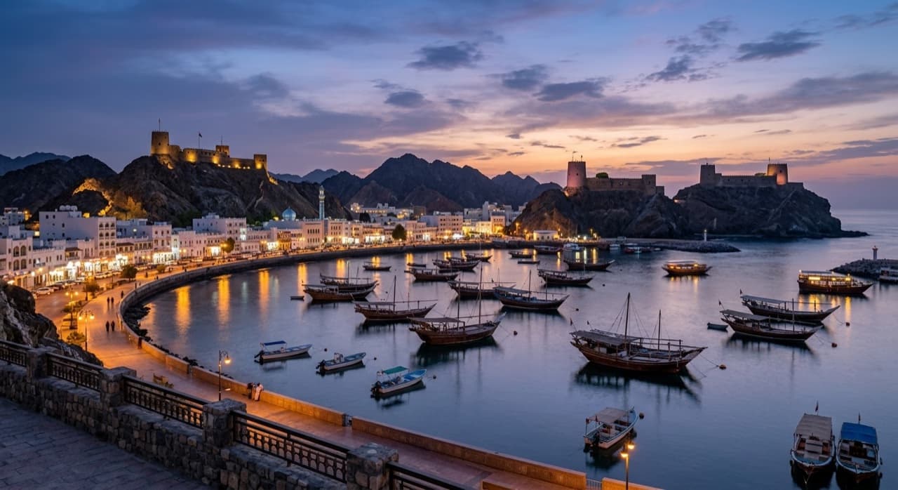 Private jet charter to Muscat International Airport