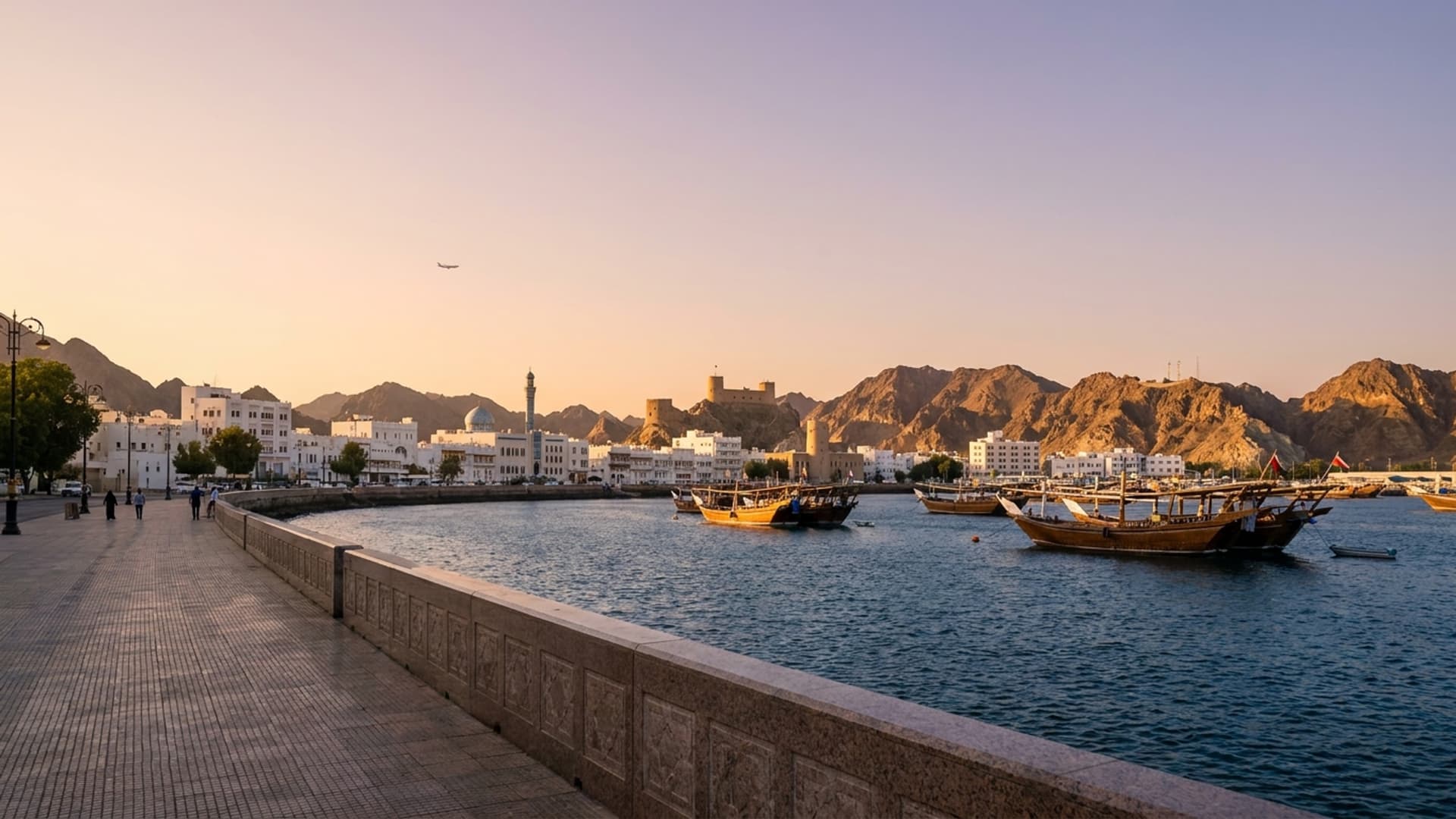 Privatjet in Maskat–Muscat