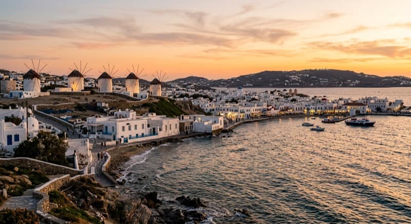 Private jet charter from Mykonos