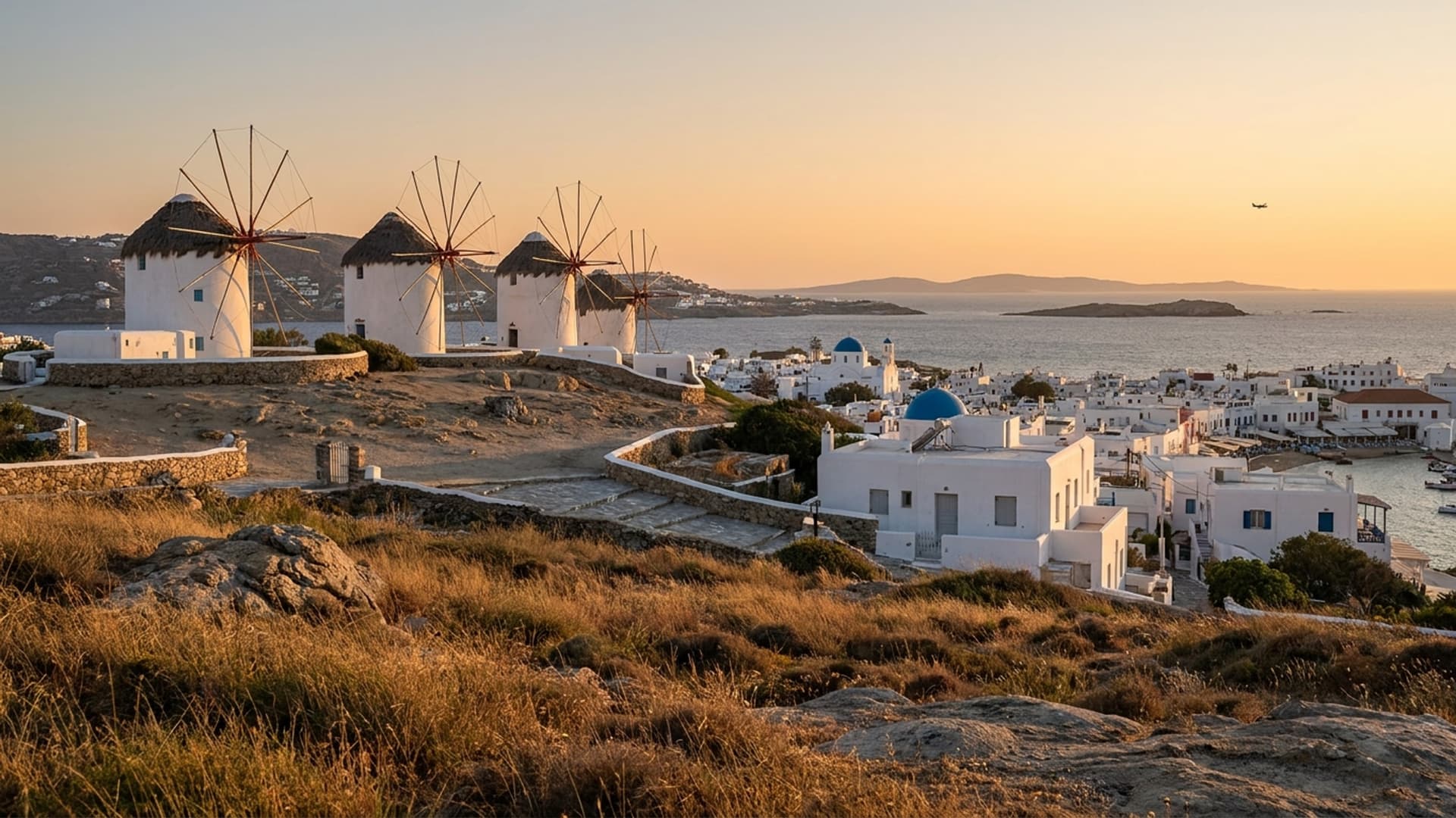 Jet privado en Míconos–Mikonos