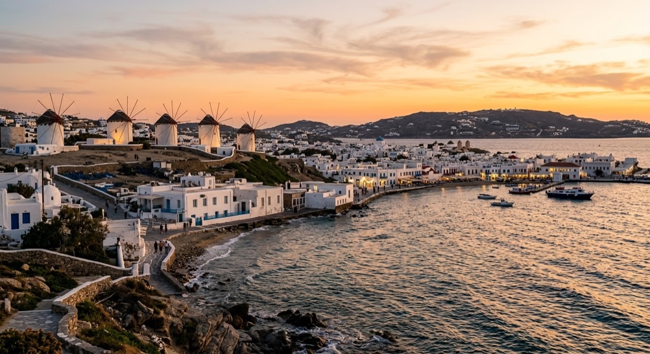 Charter jet privado a Mikonos